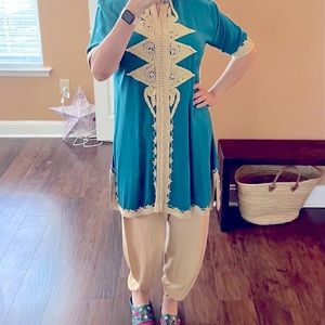Moroccan tunic and pants set
